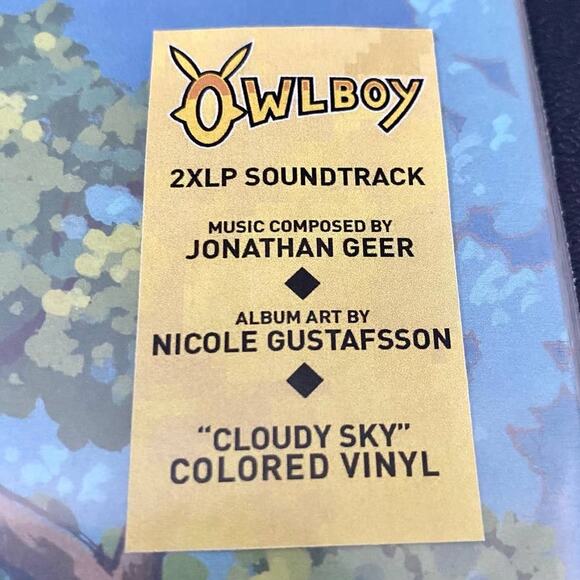 iam8bit Jonathan Geer Owlboy Soundtrack Vinyl Record, Exclusive Cloudy Sky 2 LP - Picture 3 of 10